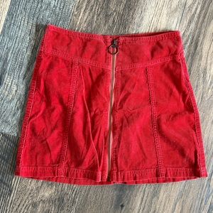 Vintage corduroy mini skirt